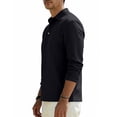 thumbnail image 7 of Generic Mens Linen Henley Shirts Casual Long Sleeve V Neck Polo T-Shirts Button Down Loose Collar Beach Tops, 7 of 7