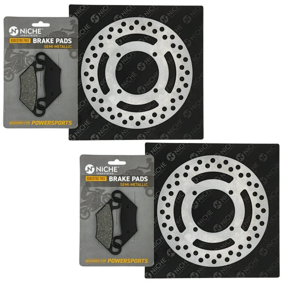 Niche Front Brake Pad Kit for Polaris Sportsman 570 500 2203628 Semi-Metallic MK1008053