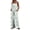 B Flower Pattern, variant on Liilaimic Jumpsuits for Women Boho Floral Casual Jumpsuits Summer Sleeveless Overalls with Pockets for Vacation apposite