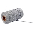 thumbnail image 1 of Cotton Cord Rope Crafts Macrame Artisan String Solid Color Cotton Yarn Rope Home Textiles 91.5m, Grey, 1 of 9