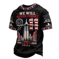 thumbnail image 2 of Never Forget 911 Patriotic Tee for Men with 25th Anniversary Print and Cotton Fabric Featuring 9/11 Memorial Shirts for Remembrance Ceremonies Church Services Community Events Black M, 2 of 4