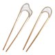 thumbnail image 4 of 2 horquillas de metal con forma de U para el pelo, accesorio para el pelo para mujeres y niñas., 4 of 6