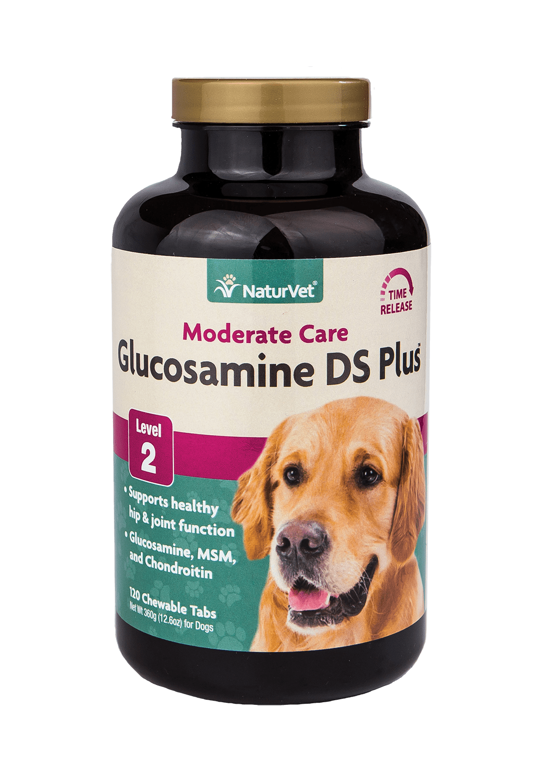 NaturVet Joint Care Supplement For Dogs, Glucosamine DS Plus Level 2