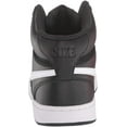 thumbnail image 3 of Nike Womens Court Vision Mid Sneaker 12 Black/White, 3 of 12