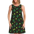thumbnail image 1 of Disketp St. Patrick's Day8 para Vestido sin Mangas para Mujeres, Vestidos de Verano para Mujeres, Casual y Holgado para la Playa, 1 of 7
