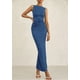 thumbnail image 5 of Vestido midi PRETTYGARDEN, ajustado fruncido de verano 2025 para mujer, 5 of 9
