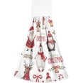 thumbnail image 2 of GZHJMY Christmas Animals Hanging Tie Towels Set of 2, Soft Absorbent Kitchen Hand Towels with Hanging Loops for Kitchen Bathroom Farmhouse Home Decor, 18.2 x 14 Inch Wash Cloths, 2 of 7