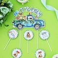 thumbnail image 4 of Woodland Animals Baby Shower Decorations for Boy, 25PCS Woodland Cupcake Toppers, Its a Boy Cake Topper Woodland Creatures Fawn Animal Party Supplies, 4 of 6