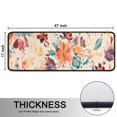 thumbnail image 5 of Kitchen Rugs Sets Of 2,Pioneer Flower Floral Print Pattern Anti Fatigue Kitchen Mat Rugs Non Slip Washable,Decorative Kitchen Floor Mats for Kitchen,Sink,Laundry,17"x47"+17"x47", 5 of 5