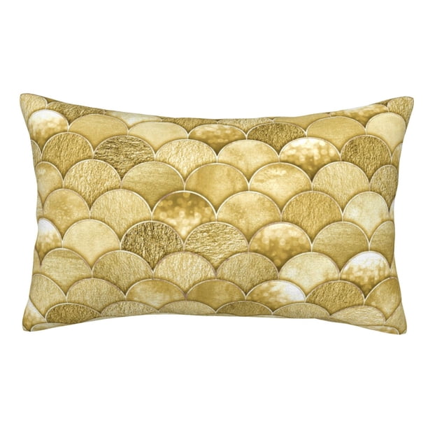 Balery Mermaid Fish Scale Funda de Cojín Estampada, Regalos para Mujeres, Regalos de Amor para Ella, Regalos para Novia o Esposa, Funda de Almohada-20"x30"