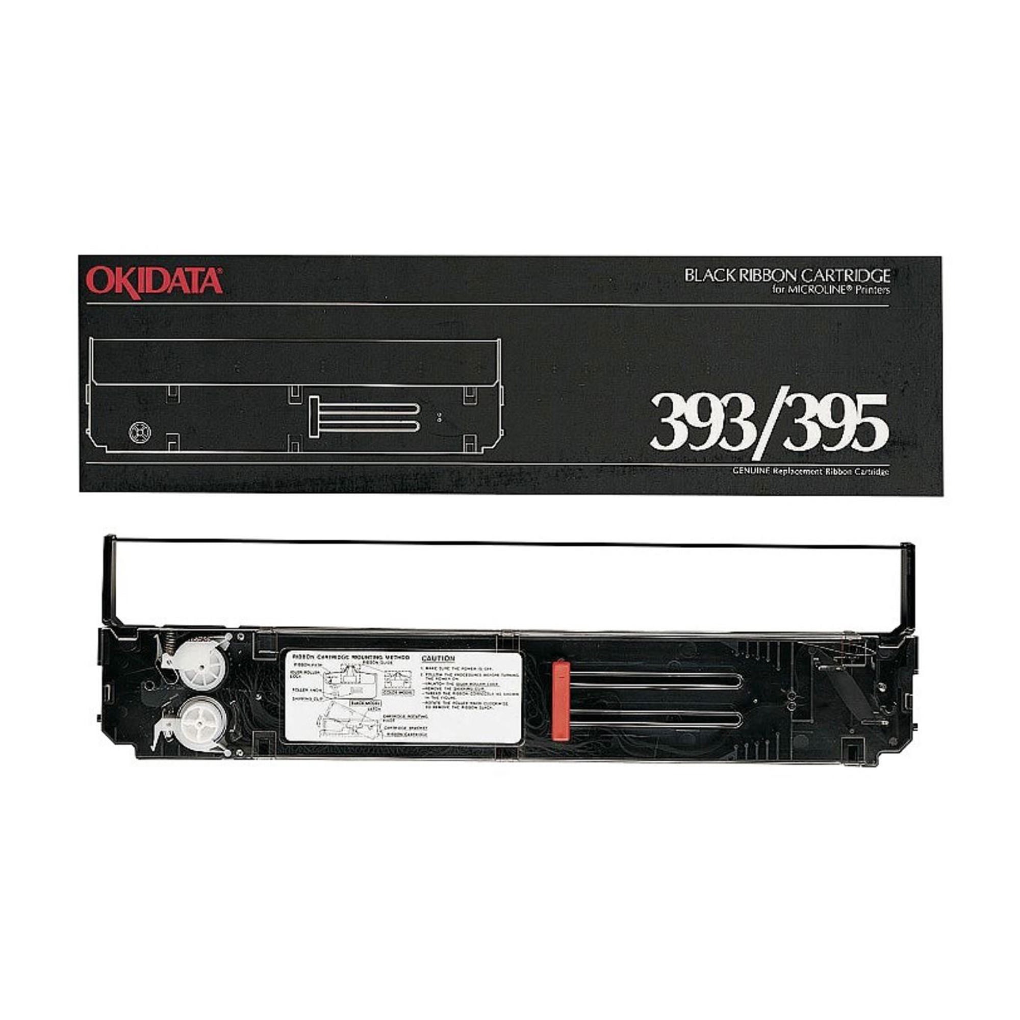 6 Okidata 52103601 compatible ribbon cartridges-OKI microline ML395//ML393//ML395C