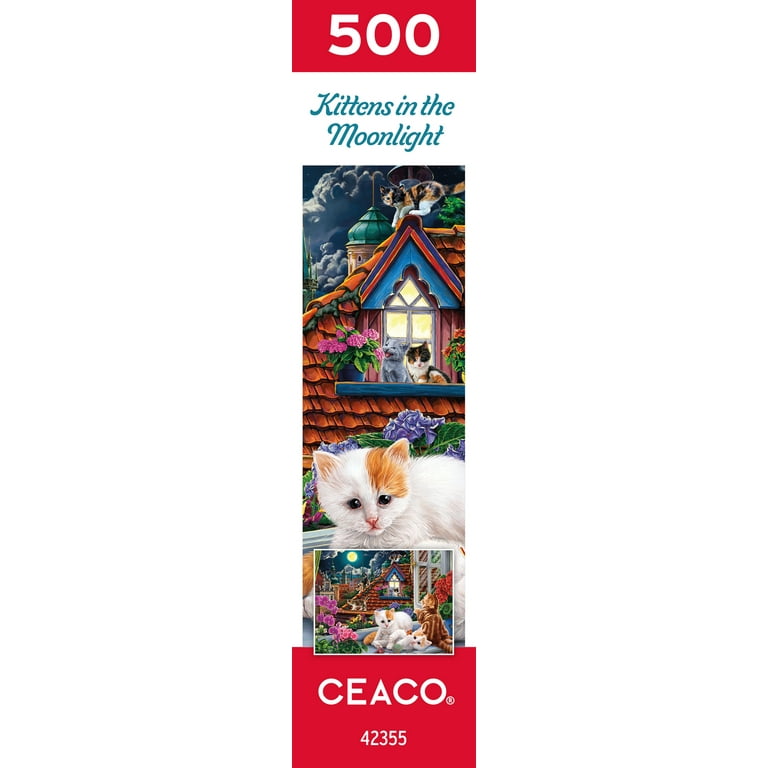 Ceaco Kittens in the Moonlight (Image World) Kevin Whitlark 500