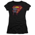 thumbnail image 2 of Superman - Superman & Logo - Juniors Teen Girls Cap Sleeve Shirt - Medium, 2 of 2
