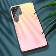 thumbnail image 1 of Gradient Tempered Glass Phone Case Cover For SAMSUNG S22 Ultra (Yellow-Pink), 1 of 9