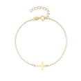 thumbnail image 1 of Pulsera de Cruz de plata esterlina para mujeres heshpaws s925, Cruz ajustable, caja de regalo de cinturón de plata esterlina, plata, 1 of 1
