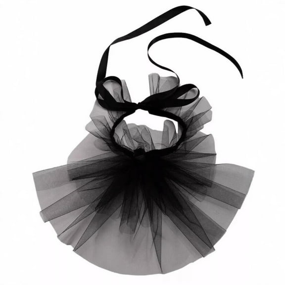 Elegant Ruffled Detachable Collar for Women Victorian Renaissances Neck Ruff Layered Mesh Jabot False Collar Choker