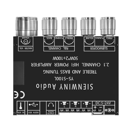 Wireless Audio System, Amp Stereo Subwoofer Amplifier Portable Bt Amp Stereo Subwoofer Amplifier 2.1 Channel 2.1 Channel Iuppa Adben