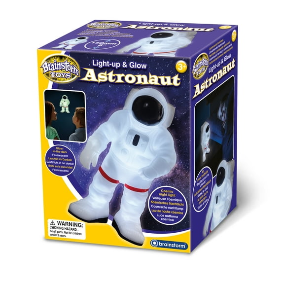 Brainstorm Toys Light-up and Glow Astronaut Toy Light