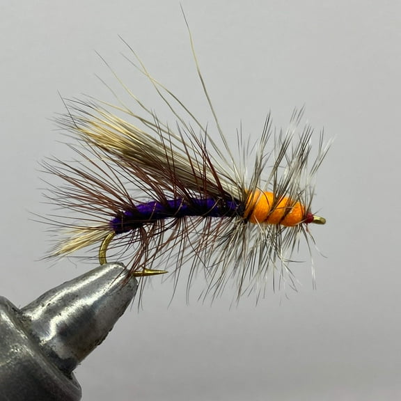 One Dozen (12) - Stimulator - Purple - Dry Fly