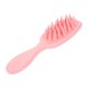 thumbnail image 1 of Cepillo masajeador del cuero cabelludo con mango largo ergonómico para eliminar la caspa y lavar el cabello – Rosa, 1 of 5