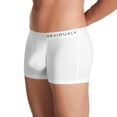 thumbnail image 3 of Men's Obviously A00-1K PrimeMan AnatoMAX 3 Inch Boxer Brief (White 2XL), 3 of 4