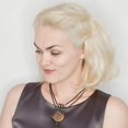 thumbnail image 2 of COOSTUFF Colliers Pendentifs en Bois Marron pour Femmes, 2 of 5