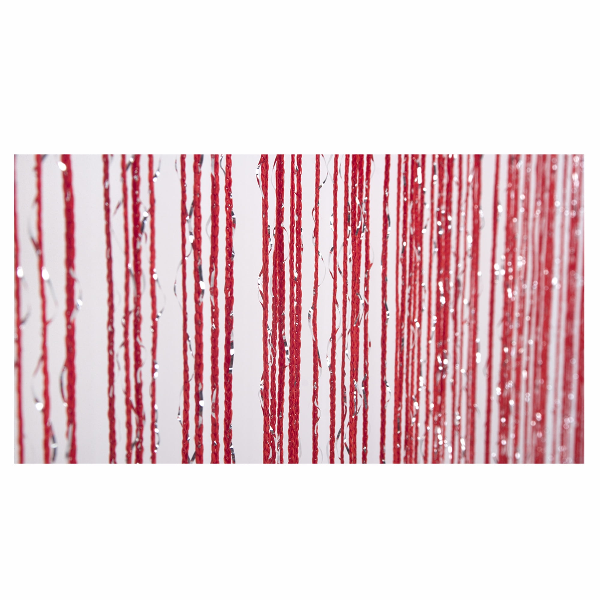 Naimo 1x2 M Door String Curtain Flat Ribbon Thread Fringe Window Panel Room Divider Cute Strip Tassel