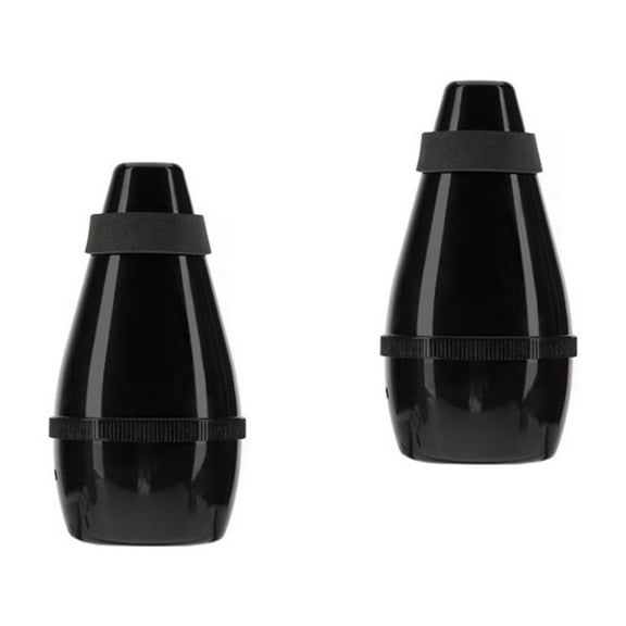 2 Count Trombone Clarinet Lightweight Trumpet Mute 13.50X6.50X5.50CM Black