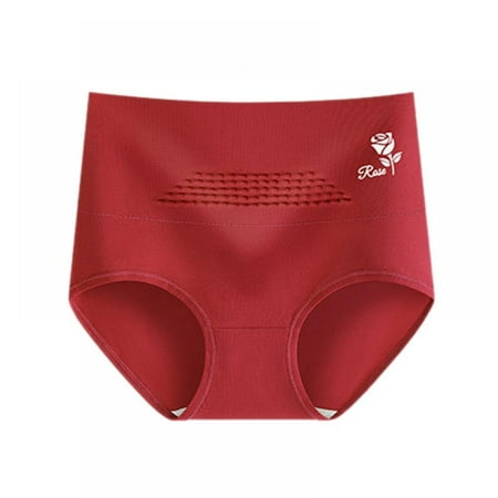 

Linen Purity Women s High Waisted Cotton Underwear Ladies Comfortable Soft Full Briefs Panties