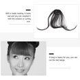 thumbnail image 3 of SHINYPASING Fake Hair Pieces Wavy Bangs Hair Clip High Temperature Fiber for Women Everyday Use 1Pack, 3 of 7