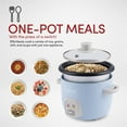 thumbnail image 2 of Aroma® 4-Cups (Cooked) / 1Qt. Rice & Grain Cooker, Blue, 2 of 6