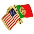 thumbnail image 2 of PinMart USA and Portugal Crossed Friendship 25-Piece Button Pins, 2 of 3