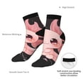 thumbnail image 6 of Pofeuu Chibi Axolotl Sakura Fantasy Print 30cm Socks, Adult Running Hiking Socks for Youth and Adult, 6 of 7