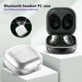 thumbnail image 4 of Gwong Electrónica Estuche protector anti-arañazos a prueba de golpes PC Ultra delgado Earjeta de almacenamiento Shell para Samsung Galaxy Buds Live / Pro, 4 of 6
