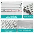 thumbnail image 6 of 5 Tier Wire Shelving Unit, Adjustable Metal Storage Rack, Mobile Wire Shelves for Kitchen, Laundry, Bathroom, Pantry, Closet Organization (17.7"D x 35.5"W x 71"H, Chrome), 6 of 8