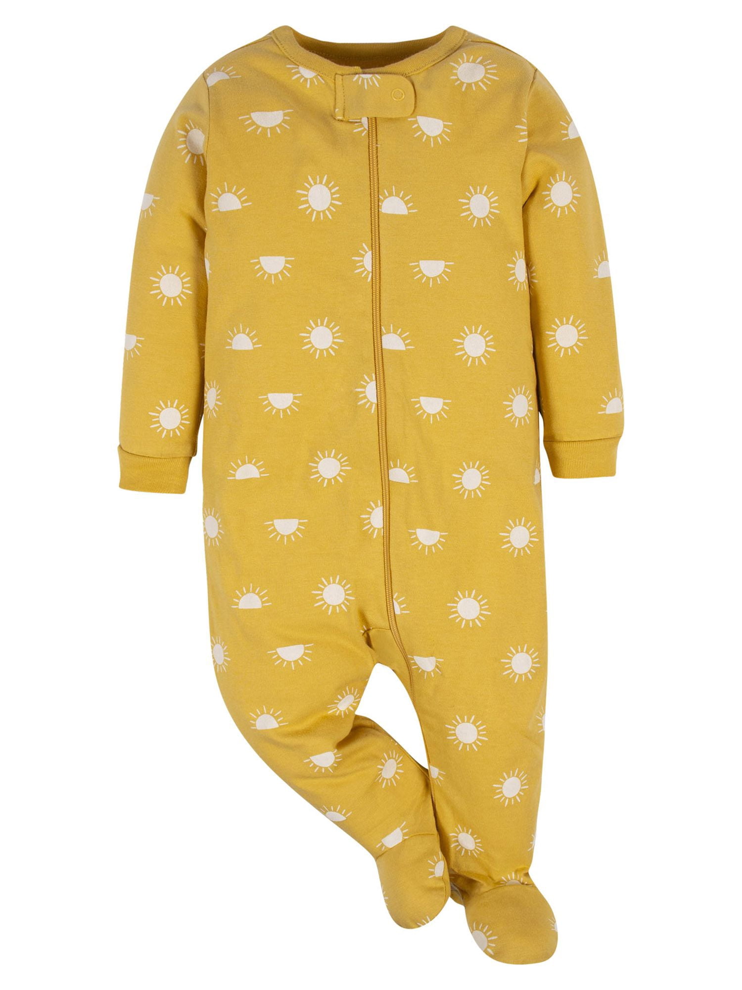 Gerber Baby Boy or Girl Gender Neutral Sleep 'n Play Footed Pajamas, 4-Pack (Preemie - 6/9 Months)