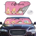 thumbnail image 2 of Balery Coffee Gnome (2) Print Car Windshield Sun Shade,Windshield Sunshade for Car Pickup Truck SUV Accessories-Medium, 2 of 7