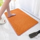 thumbnail image 4 of Xihbxyly Felpudo de Terciopelo Golden Turtle, Suave, Cómodo y Absorbente, de Secado Rápido y Base Antideslizante, Ideal para Tocador o Entrada de Baño, Decoración Cálida para El Hogar, Tamaño 40 X 60, 4 of 7
