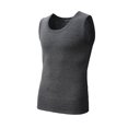 thumbnail image 2 of Frnrwgo Men's Thermal Long Sleeve Round Neck High Stretch Breathable Lightweight Fall Winter Underwear Top, 2 of 5