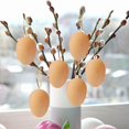 thumbnail image 2 of BSJJY 20Pcs Easter Eggs, Easter Props Desktop Egg Decor Unfinished Egg for Kids Plastic Eggs Easter Diy Blank Egg Blank Egg Decorations Easter Egg Decors Diy Painting Egg Graffiti Egg (Khaki), 2 of 8