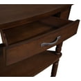 thumbnail image 6 of Aukfa 3 Tier Corner Table with Drawer, Triangle End Table for Entryways, Hallways, and Small Spaces, Dark Brown, 6 of 8