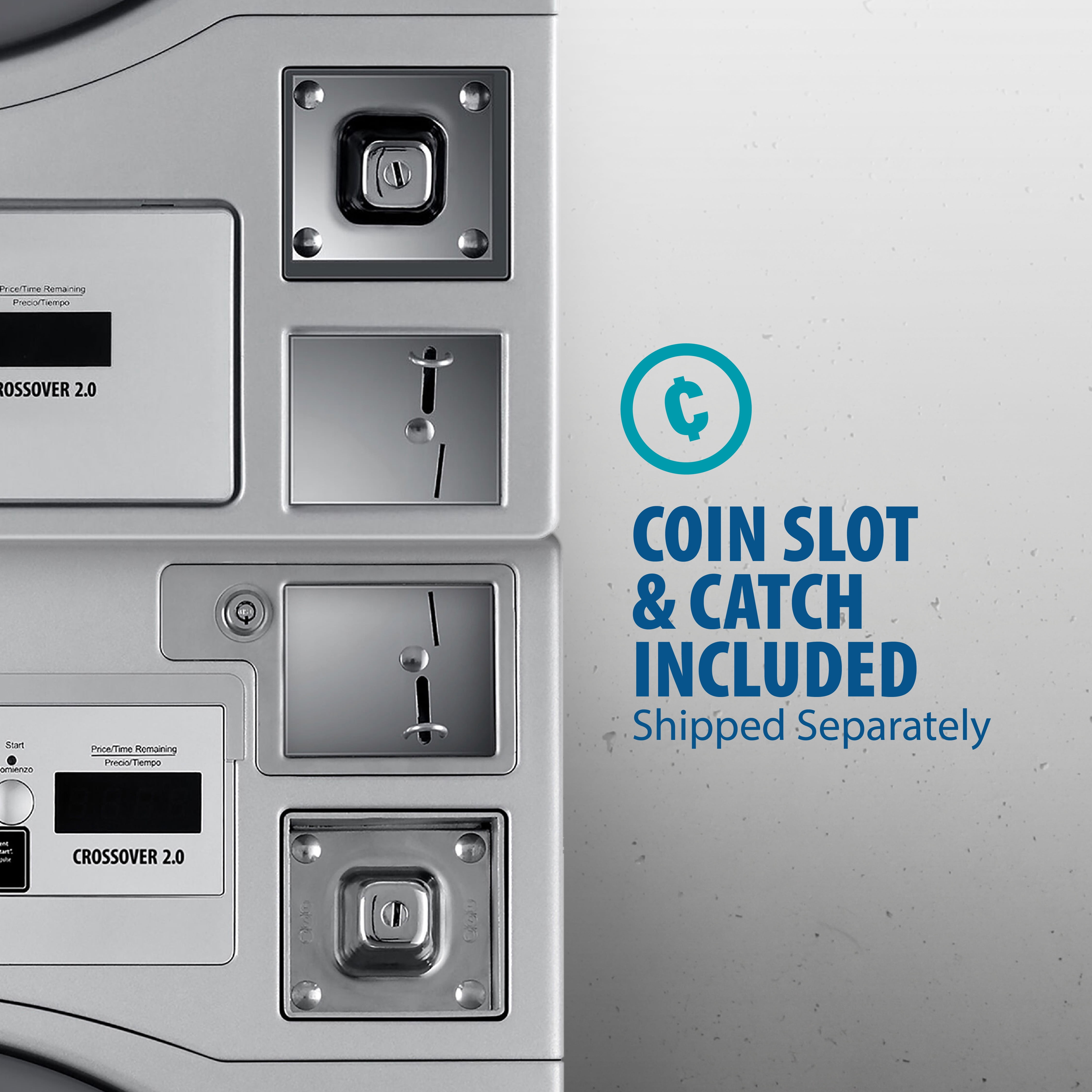 Crossover 2.0 Coin-Operated Washer and Gas Dryer Stack, WASHERGDRYERSTACK