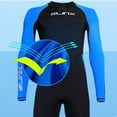 thumbnail image 7 of Scuba Diving Wetsuit Women Men Waterproof Swimming Wetsuit Surf Wet Suit Adults Sun Protective for Sailing Canoeing,, L, 7 of 7