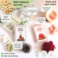 thumbnail image 2 of Scented Wax Melts Variety Pack of 4x8ea - Exotic Oud|Fresh Rose|Eucalyptus Lime|Jasmine - Non Toxic Soy Wax and Essential Oils - Long Lasting Strong Scent Pet Safe Candle Wax Cubes for Warmers, 2 of 7