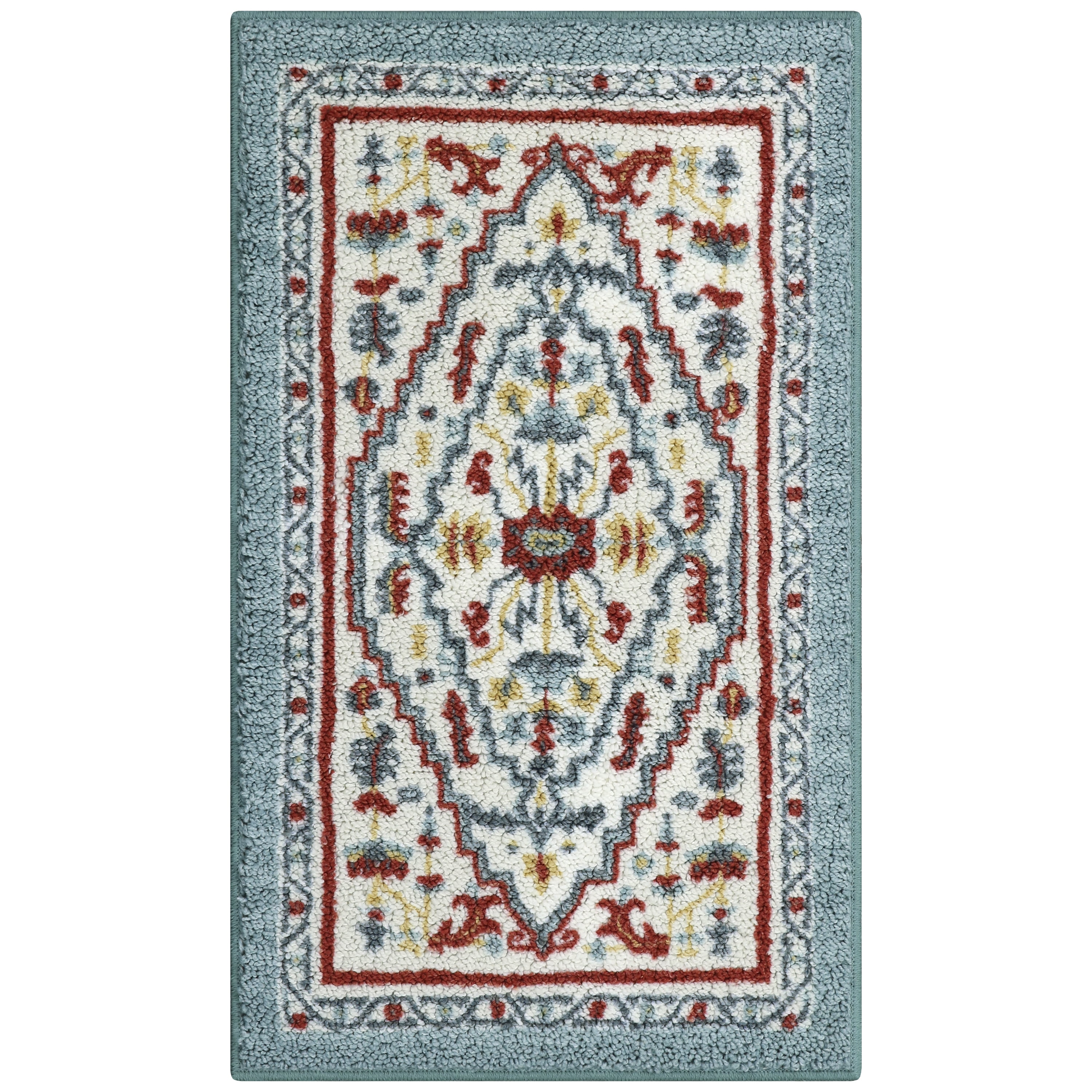Mainstays Moroccan Loop Pile Border Print Area Rug Or Runner