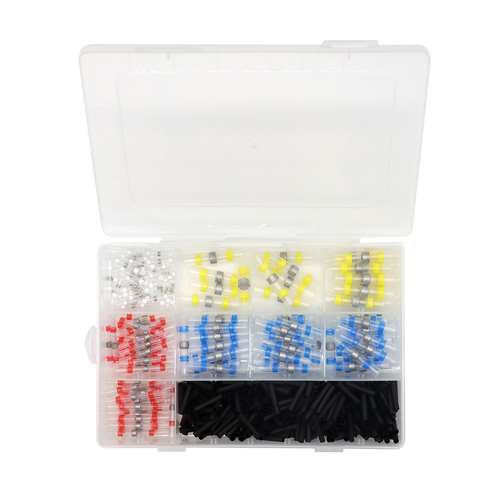 1000PCS Waterproof Solder Stick Seal Sleeve Heat Shrink Butt Wire Connectors Kit