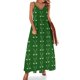 thumbnail image 1 of Vestido sin mangas con patrón de palos de golf cruzados, vestido de noche de lujo para mujer, vestidos para mujer, vestidos de verano para mujer , vestido largo, 1 of 7