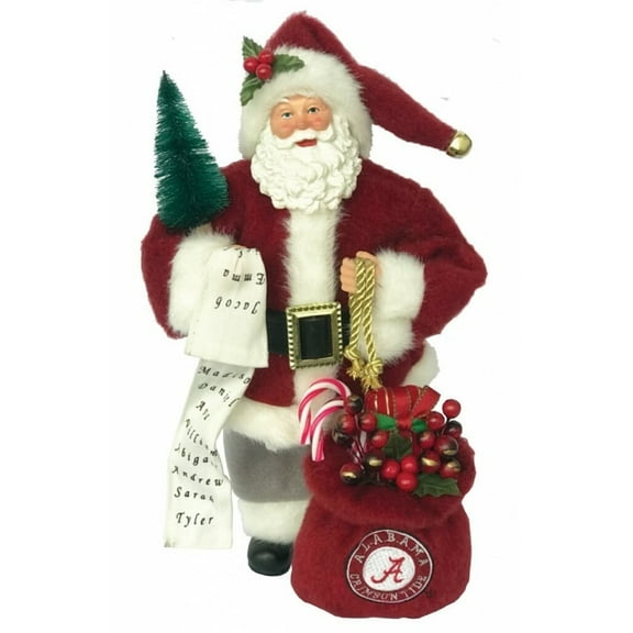 Santa's Workshop 12" Alabama Santa - 12x5x6