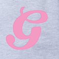 thumbnail image 2 of CafePress - G Pink Initial_Tr - Cute Infant Baby Football Bodysuit, 2 of 3