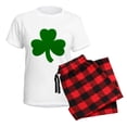 thumbnail image 5 of CafePress - Shamrock Ver6 Women's Light Pajamas - Women's Short Sleeve Print T-Shirt and Pants Light Cotton Pajama Set, 5 of 7